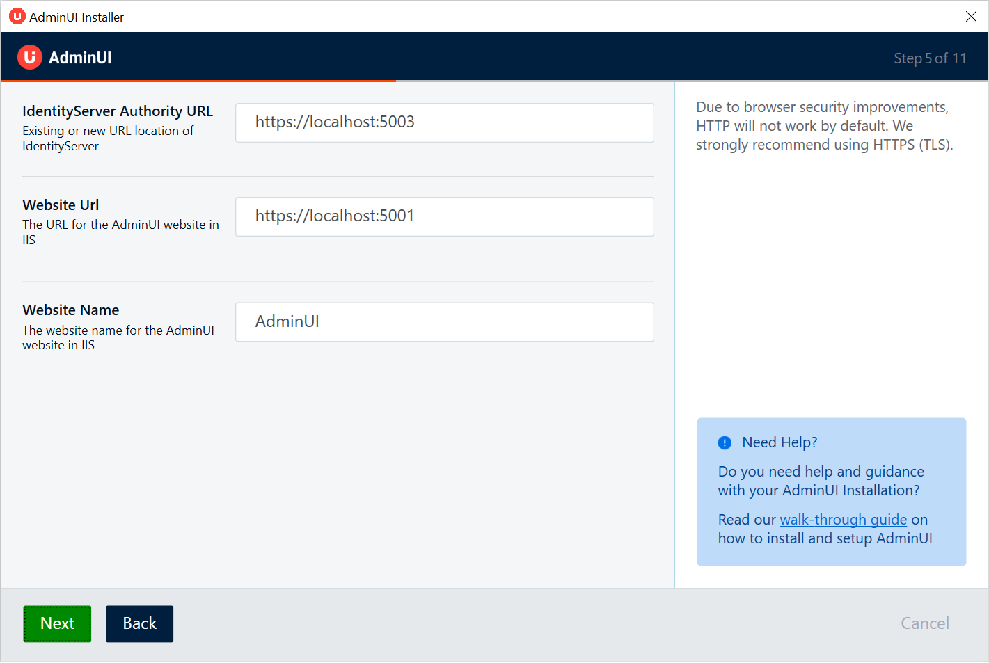 IIS Configuration